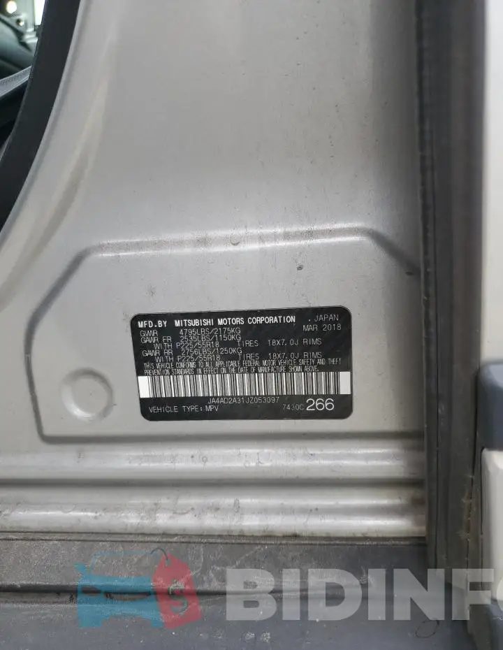 JA4AD2A31JZ053097 Photo# 13