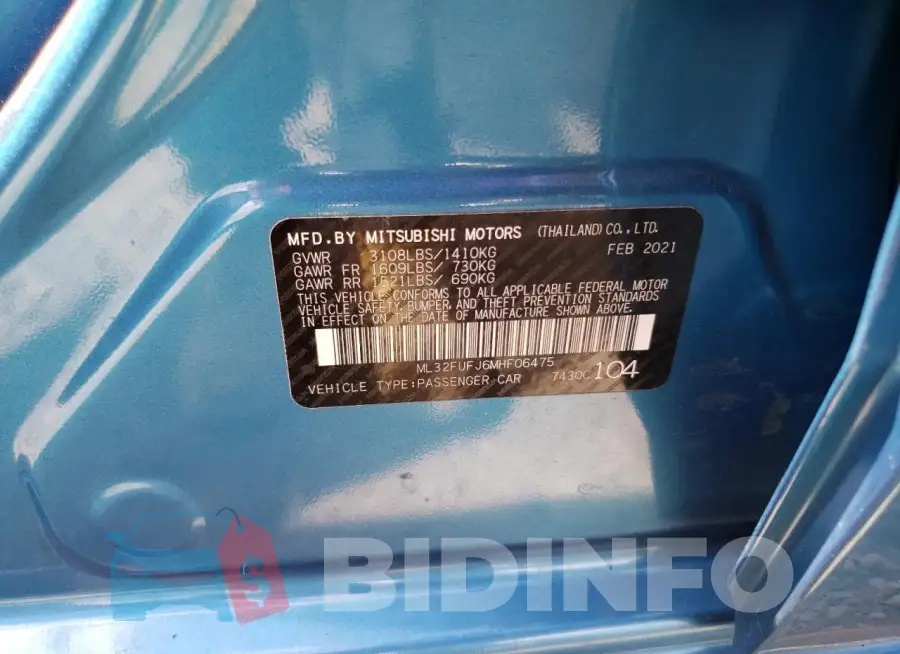 ML32FUFJ6MHF06475 Photo# 12
