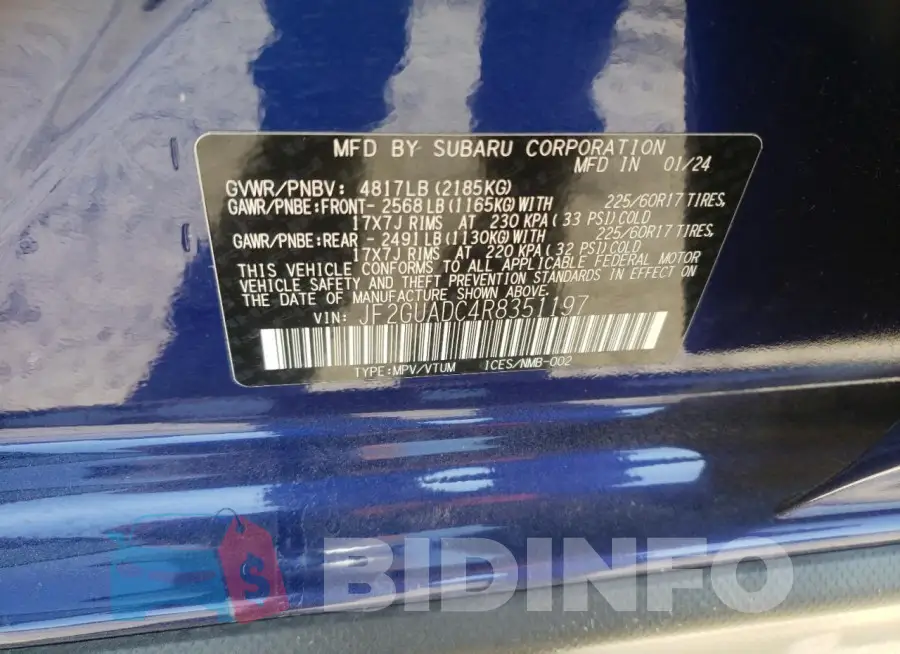 JF2GUADC4R8351197 Photo# 13