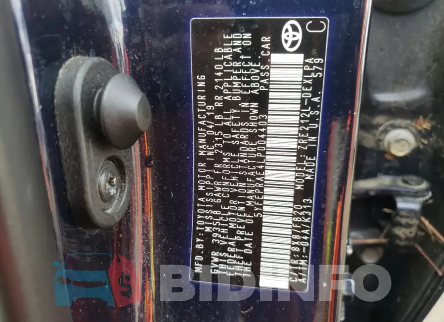 5YFEPRAE4LP004403 Photo# 12