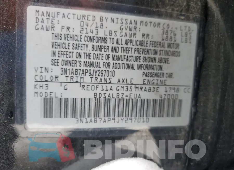 3N1AB7AP9JY297010 Photo# 12