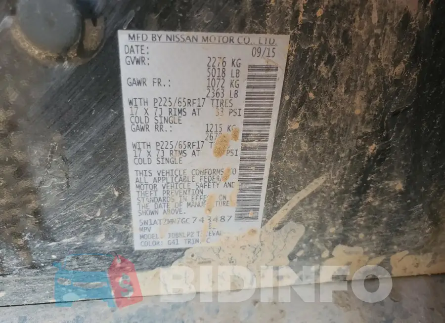 5N1AT2MM7GC743487 Photo# 12