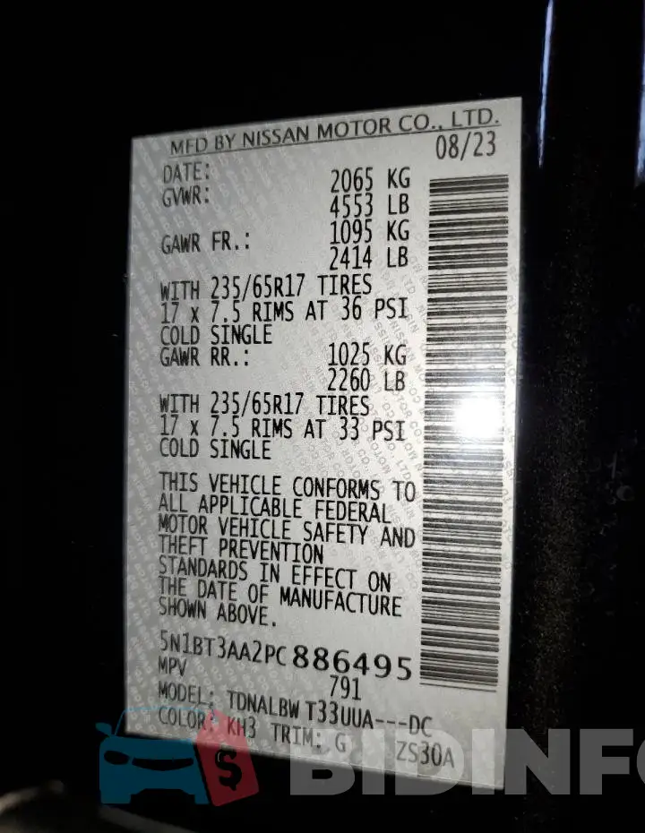 5N1BT3AA2PC886495 Photo# 14