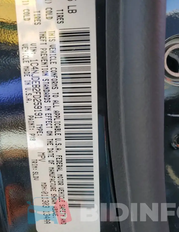1C4NJDEB2FD259191 Photo# 12
