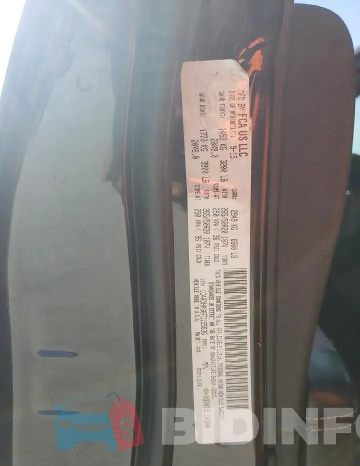 1C4RDHAG0FC155936 Photo# 13