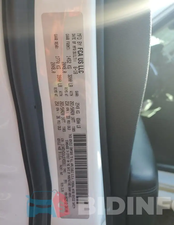 1C4RDHDGXJC455911 Photo# 13