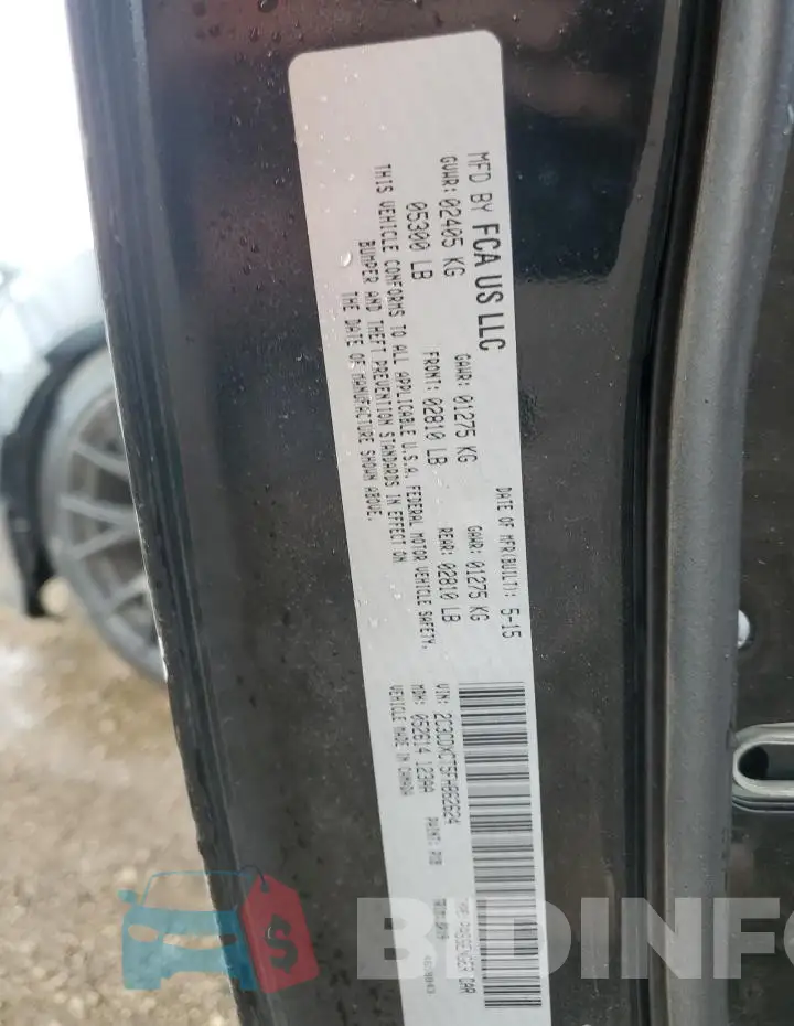 2C3CDXCT5FH862624 Photo# 12