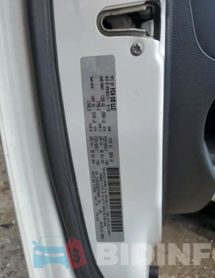 2C4RDGEG8KR765007 Photo# 13