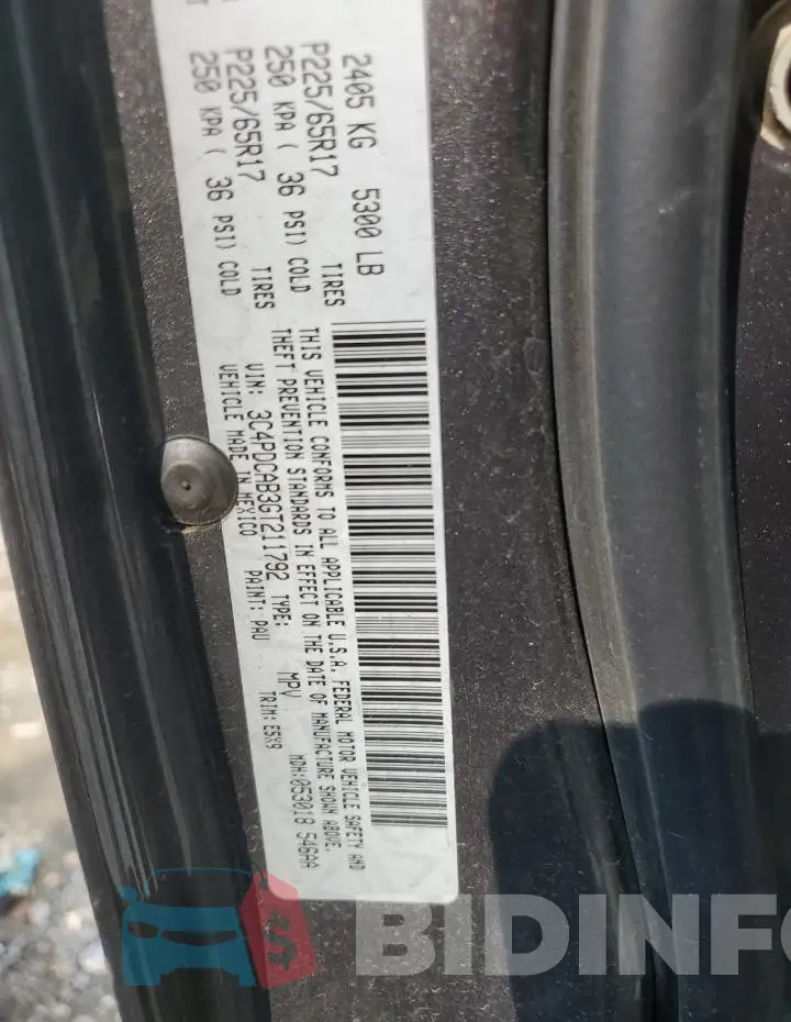 3C4PDCAB3GT211792 Photo# 13