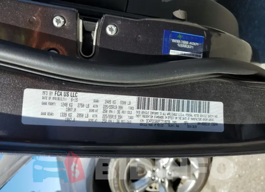 3C4PDCGB2FT719239 Photo# 13