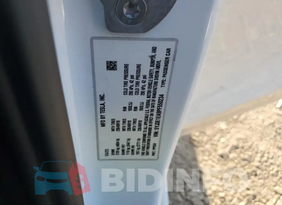 5YJ3E1EA9PF550234 Photo# 12