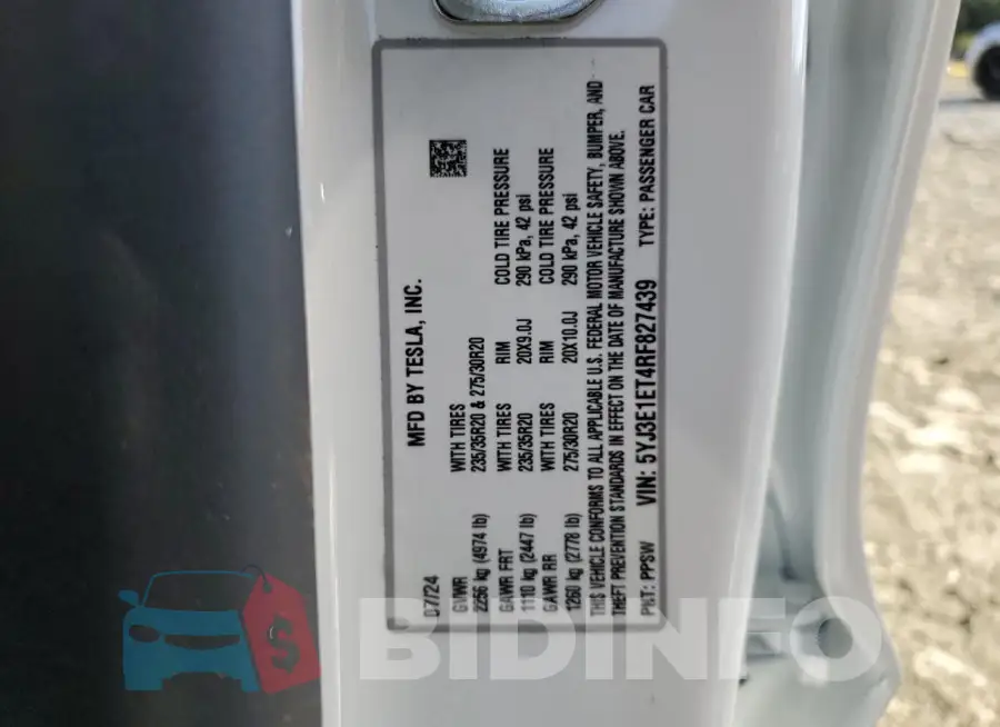 5YJ3E1ET4RF827439 Photo# 12