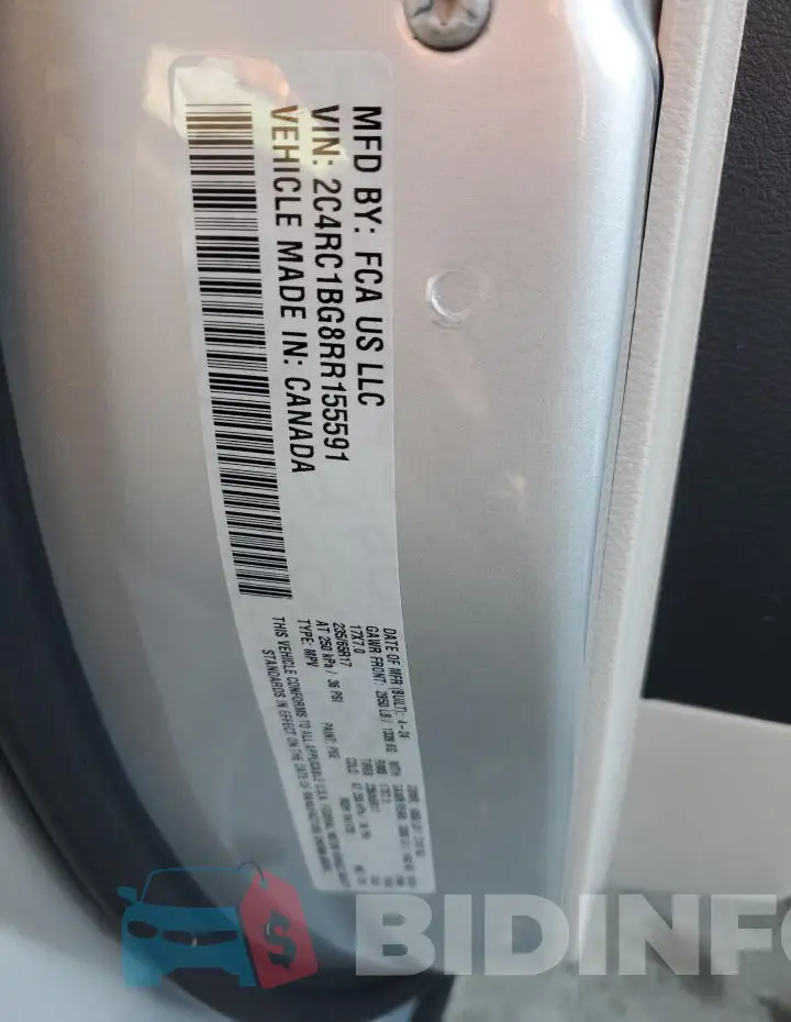 2C4RC1BG8RR155591 Photo# 13