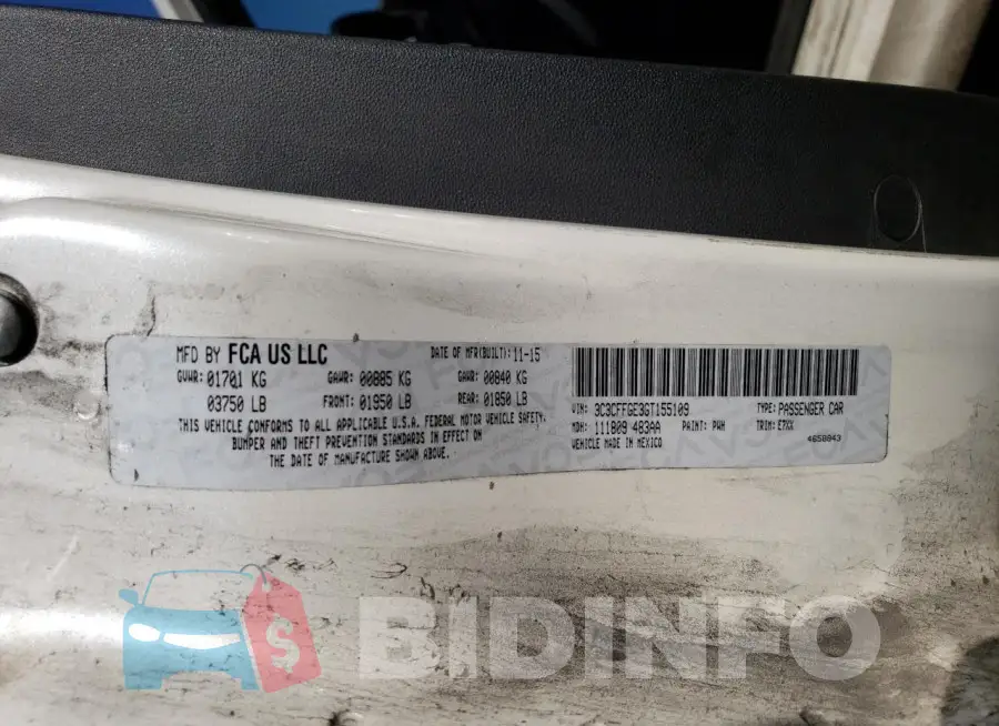 3C3CFFGE3GT155109 Photo# 12