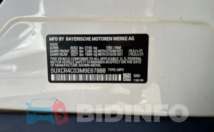 5UXCR4C03M9E67888 Photo# 10