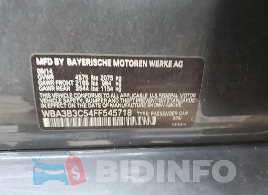 WBA3B3C54FF545718 Photo# 12