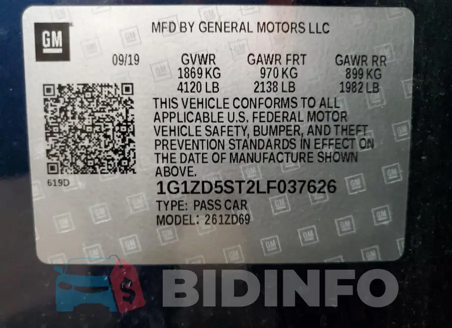 1G1ZD5ST2LF037626 Photo# 12