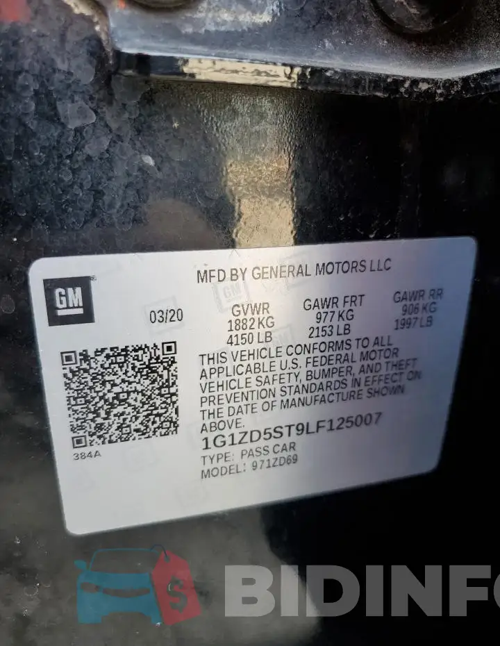 1G1ZD5ST9LF125007 Photo# 13