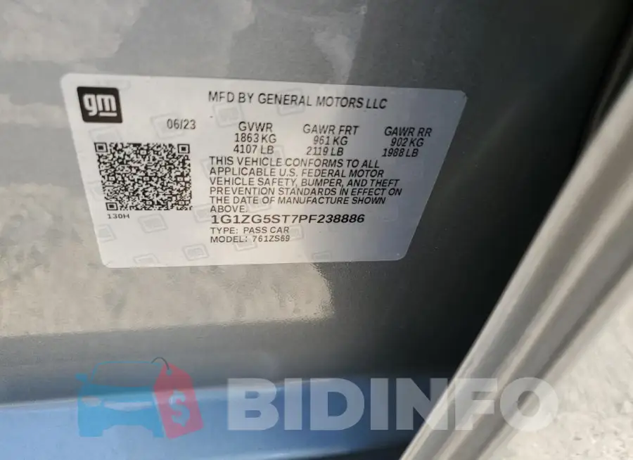 1G1ZG5ST7PF238886 Photo# 12
