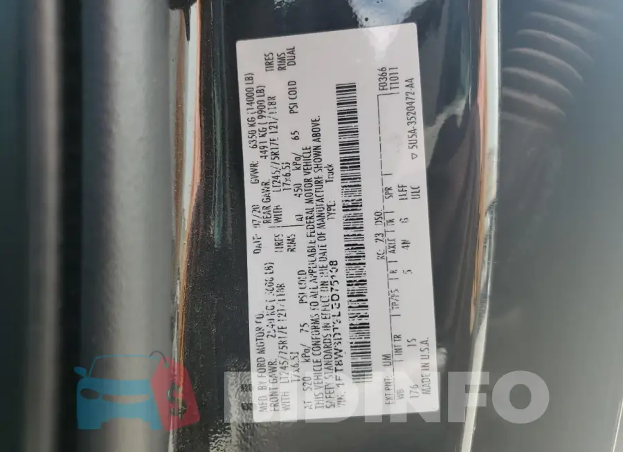 1FT8W3DT9LED75108 Photo# 13