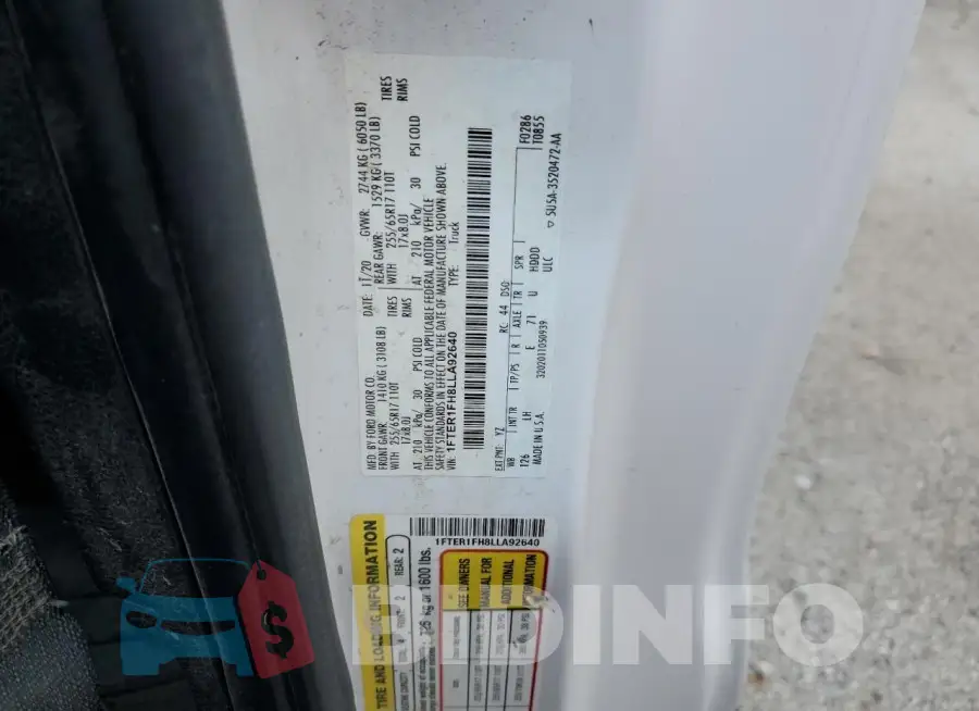 1FTER1FH8LLA92640 Photo# 12