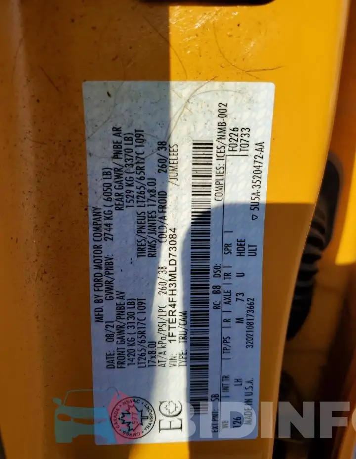 1FTER4FH3MLD73084 Photo# 12