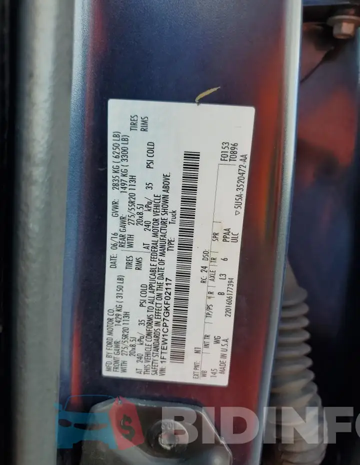 1FTEW1CP7GKF02117 Photo# 12
