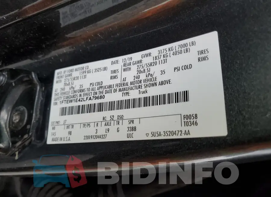 1FTEW1E42LFA79680 Photo# 12