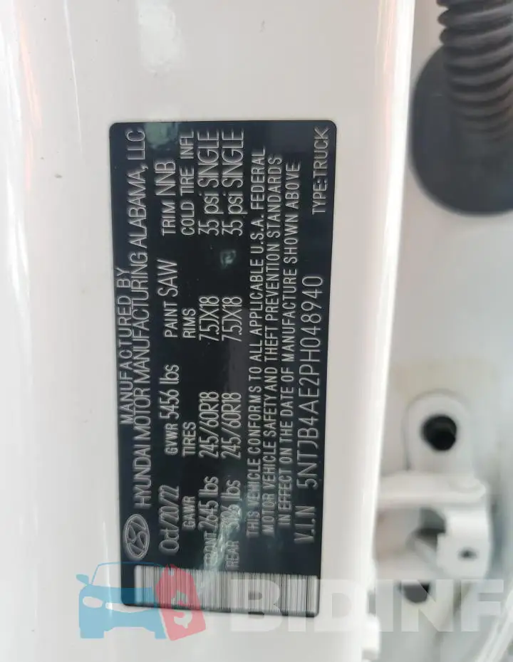 5NTJB4AE2PH048940 Photo# 13