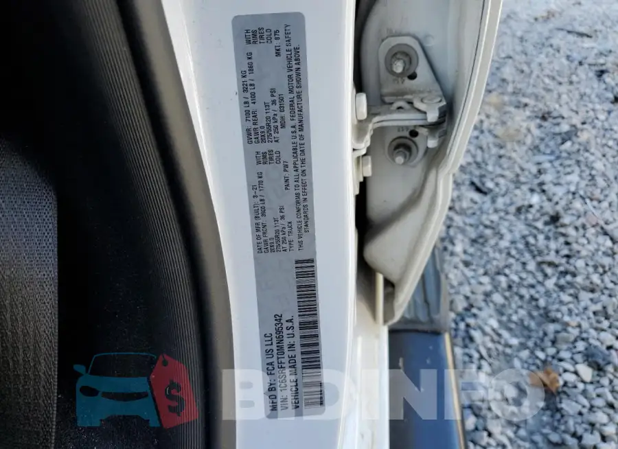 1C6SRFFT0MN695342 Photo# 12