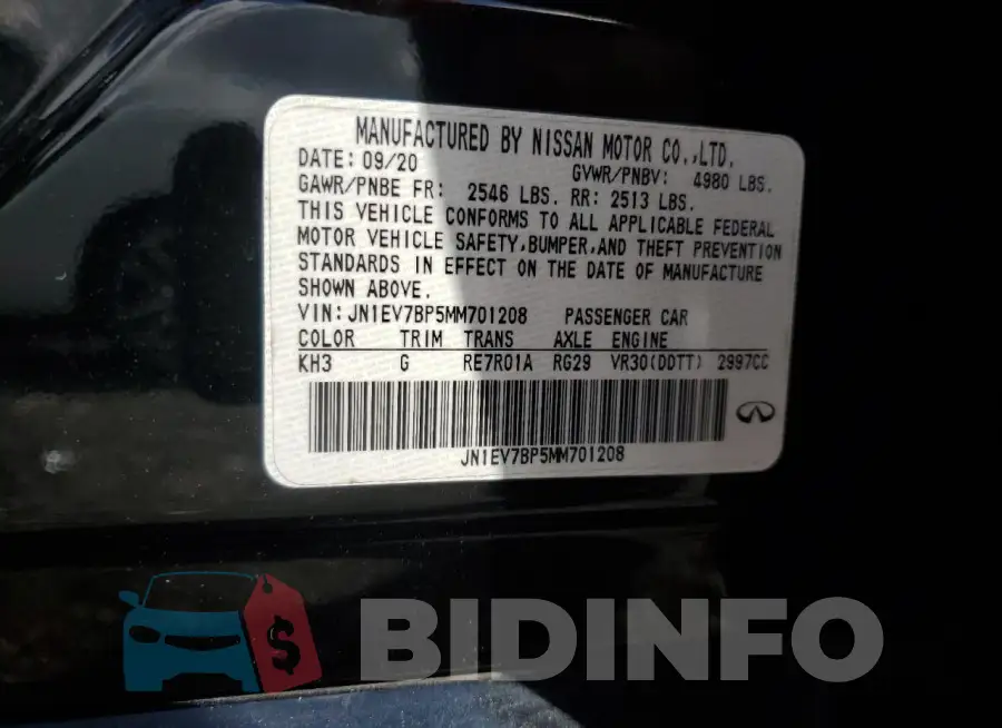 JN1EV7BP5MM701208 Photo# 12