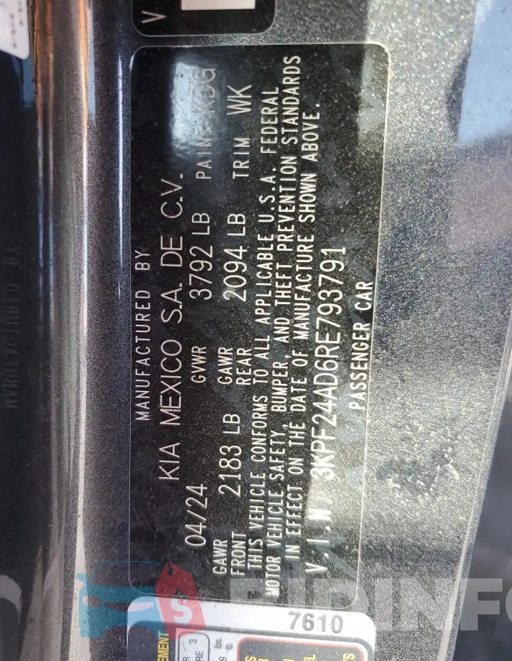 3KPF24AD6RE793791 Photo# 13