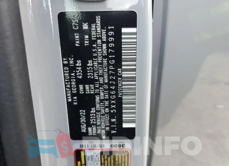 5XXG64J27PG179991 Photo# 13