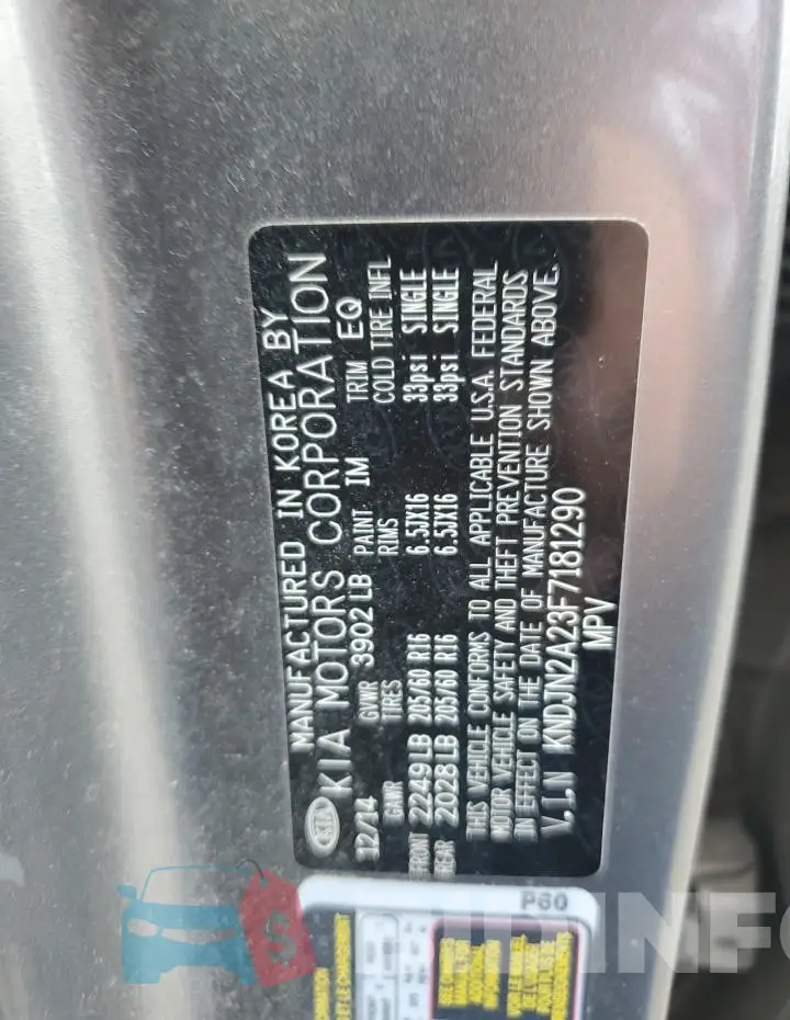 KNDJN2A23F7181290 Photo# 12