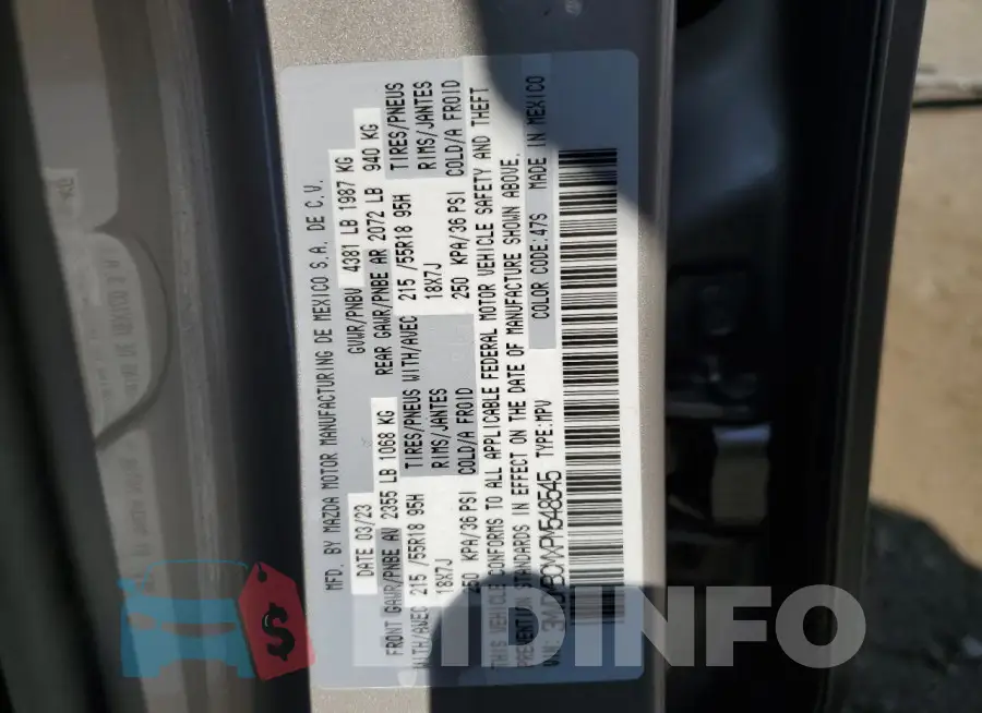 3MVDMBCMXPM548545 Photo# 14