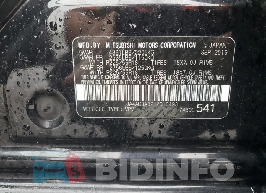 JA4AD3A32LZ010493 Photo# 13