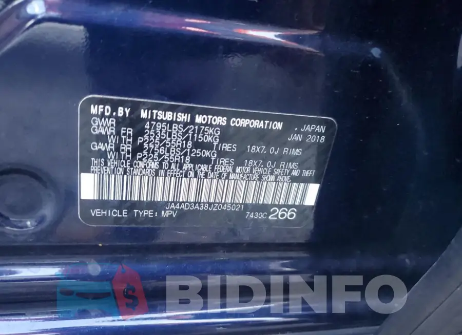JA4AD3A38JZ045021 Photo# 14