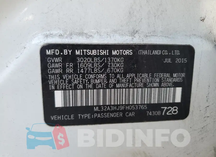 ML32A3HJ9FH053765 Photo# 12