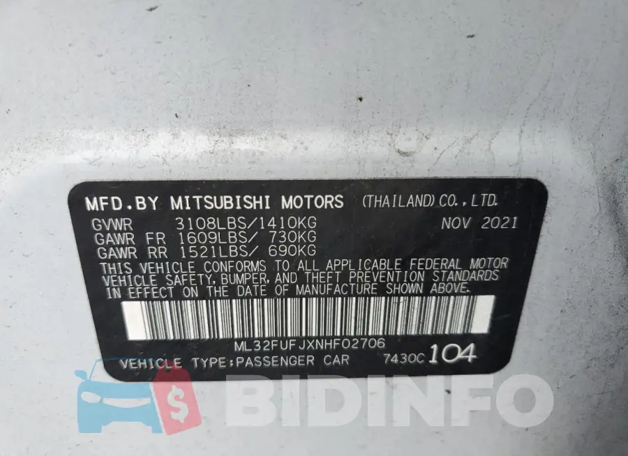 ML32FUFJXNHF02706 Photo# 12