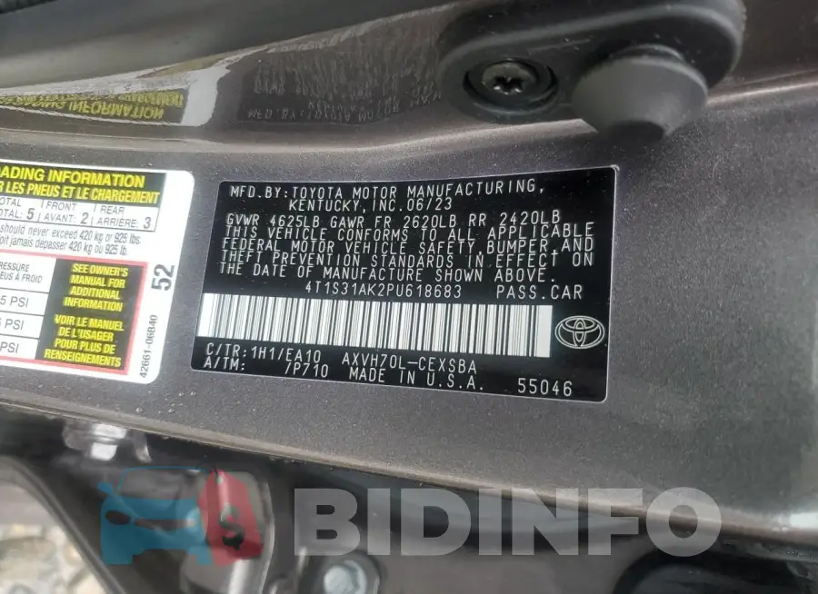 4T1S31AK2PU618683 Photo# 12