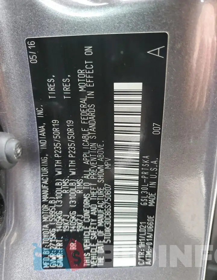 5TDXK3DC8GS750607 Photo# 13