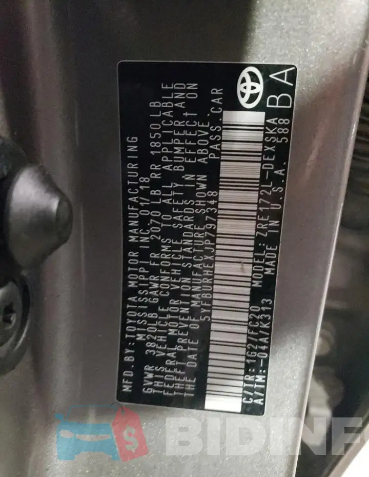 5YFBURHEXJP797348 Photo# 12