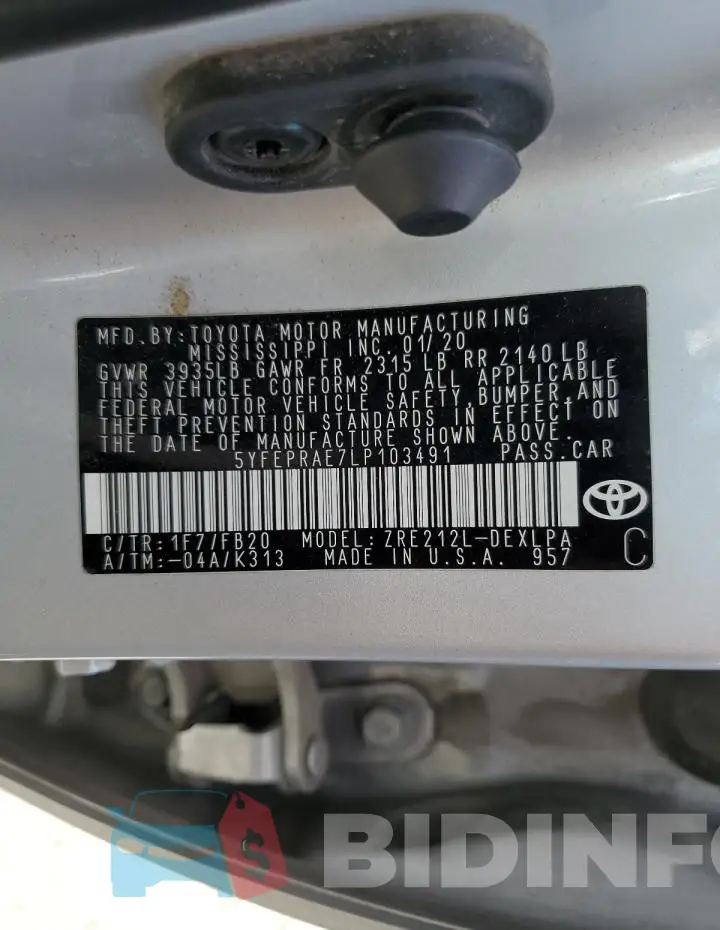 5YFEPRAE7LP103491 Photo# 13