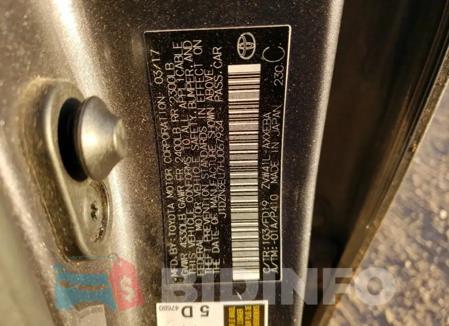 JTDZN3EU7HJ067934 Photo# 12