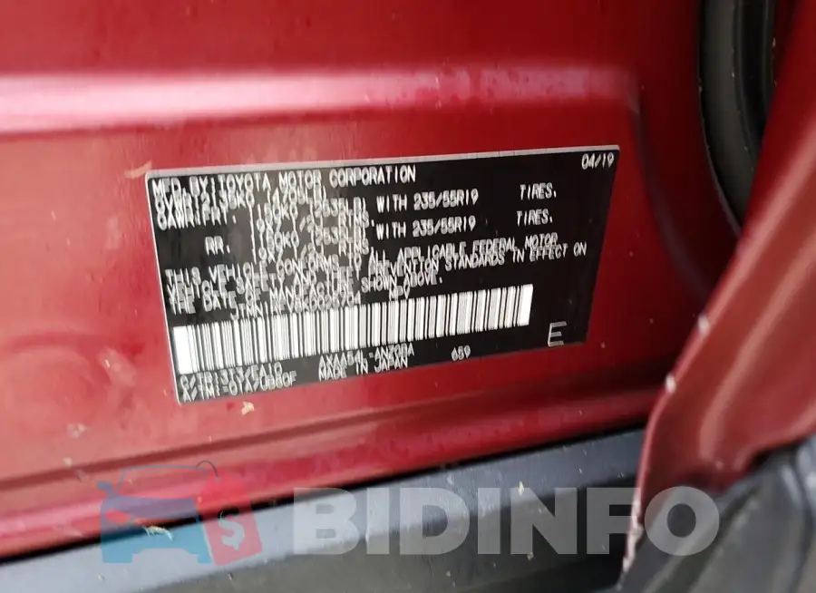JTMN1RFV8KD025704 Photo# 14