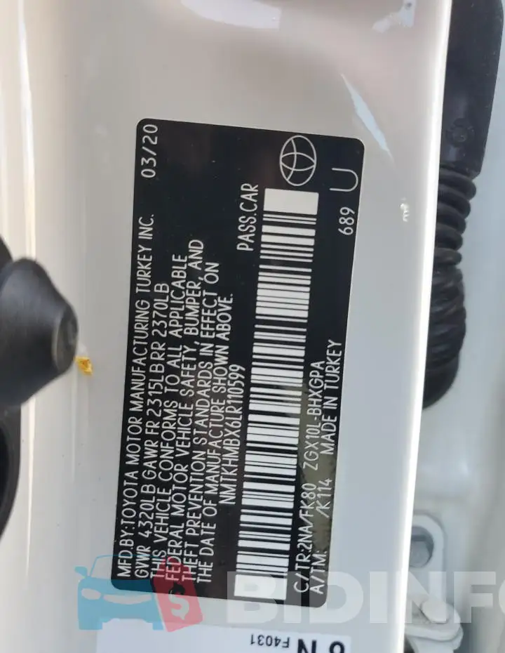 NMTKHMBX6LR110599 Photo# 12
