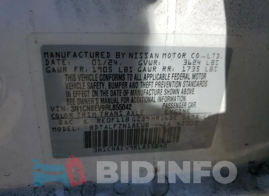 3N1CN8EV9RL855042 Photo# 12