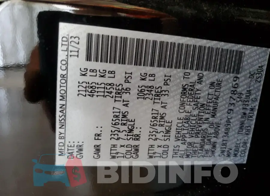 5N1BT3AB9PC937869 Photo# 13