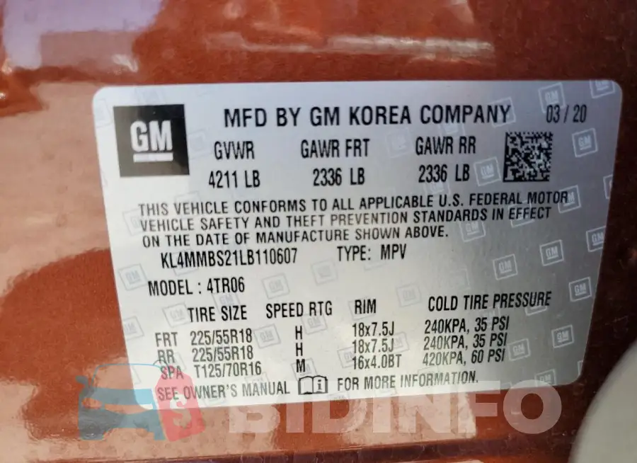 KL4MMBS21LB110607 Photo# 13