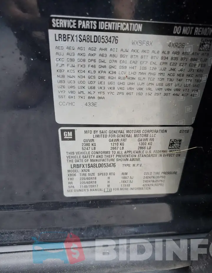 LRBFX1SA8LD053476 Photo# 13